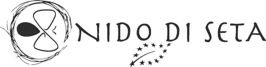 Nido di seta logo nero