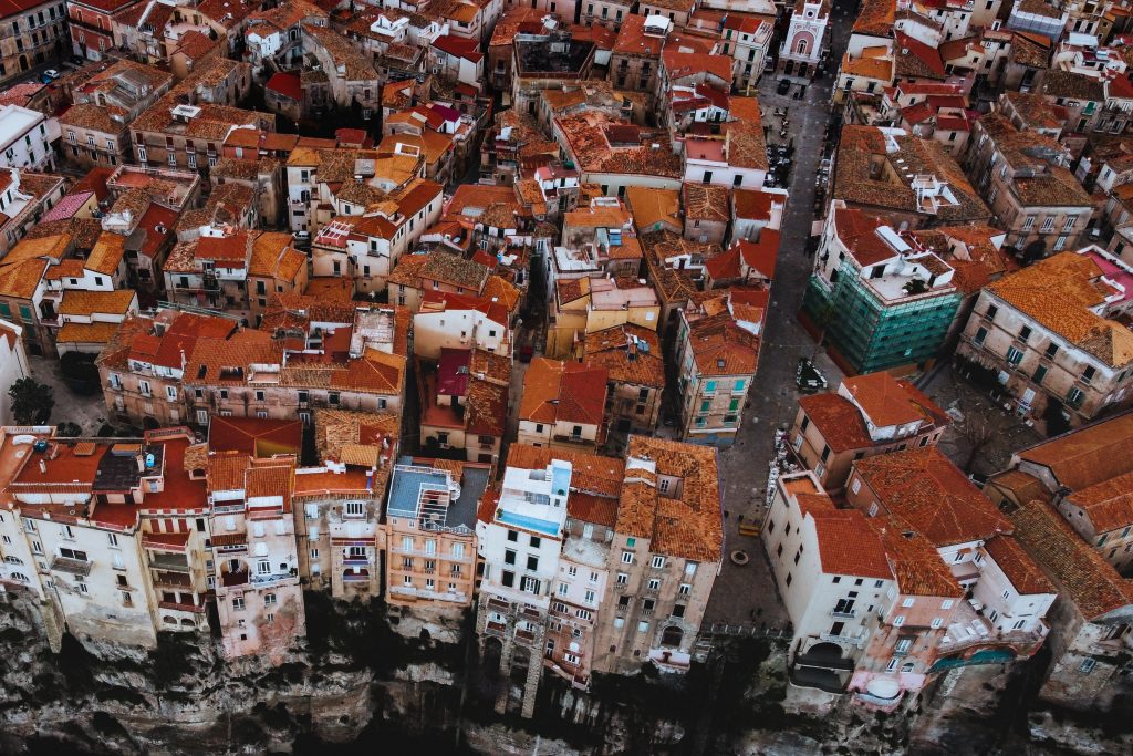 Città calabrese dall'alto - nonsapevoche